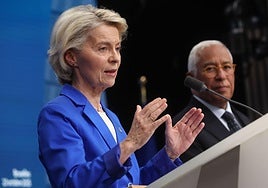 La presidenta de la Comisión Europea, Ursula von der Leyen.