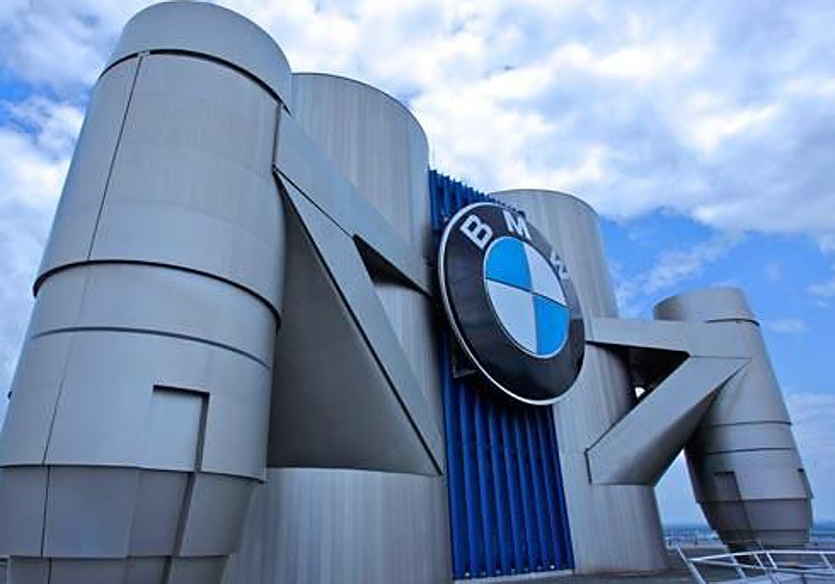 Top of BMW headquarters in Munich