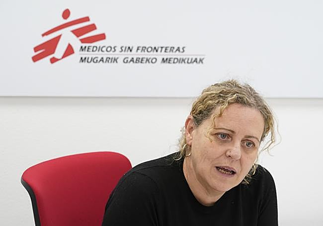 Paula Gil durante la conversación.