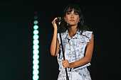 La cantante Aitana durante un concierto
