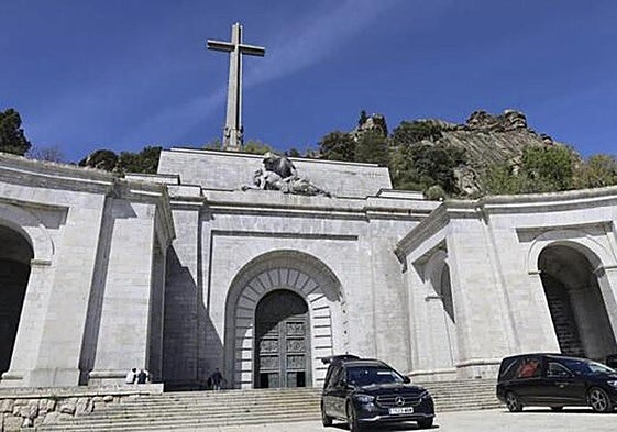 Valle de los Caídos en el día de la exhumación a Franco.