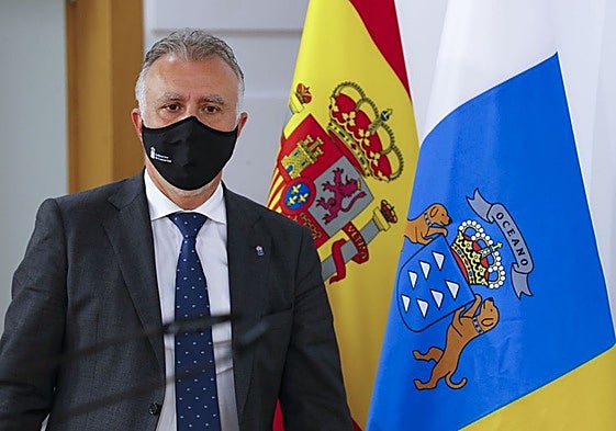 Ángel Víctor Torres, durante la pandemia