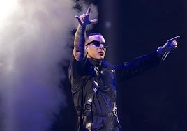 Daddy Yankee, durante un concierto en Puerto Rico.