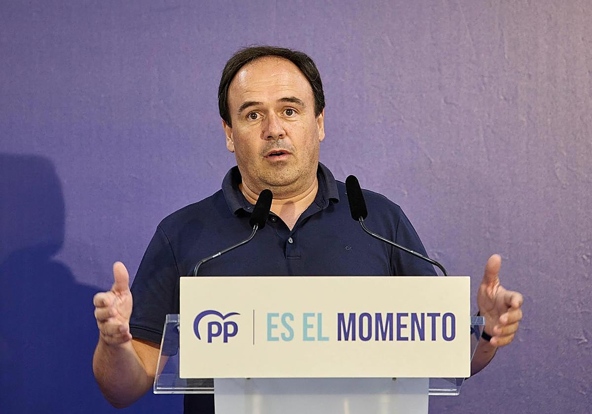 Pérez Llorca, durante un acto del PP.