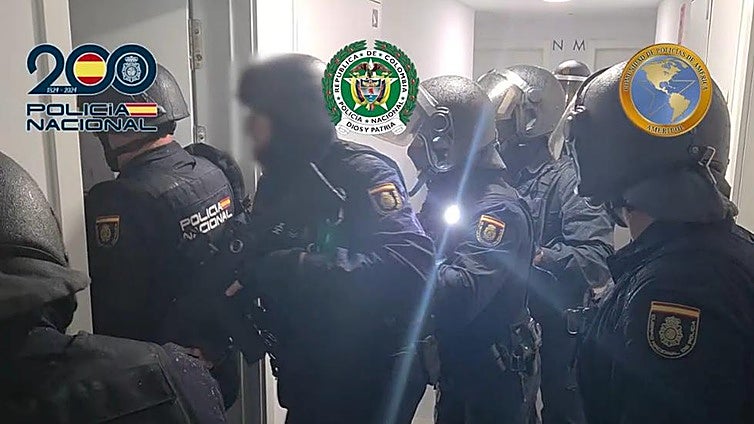 Imagen de uno de los registros de la operación contra el 'Tren de Aragua'