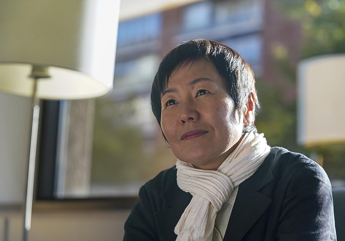 Keum Suk Gendry-Kim, durante la entrevista