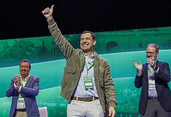 El líder del PP andaluz y presidente de Andalucía, Juanma Moreno.