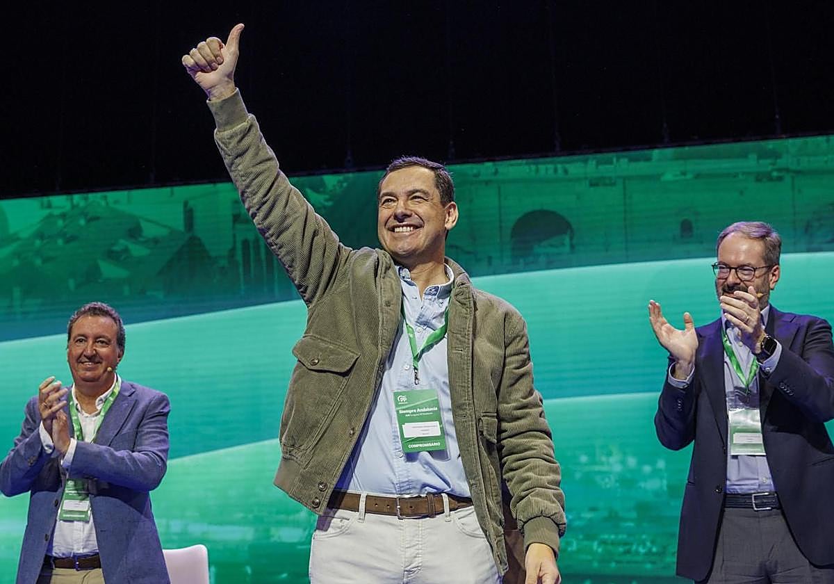 El líder del PP andaluz y presidente de Andalucía, Juanma Moreno.