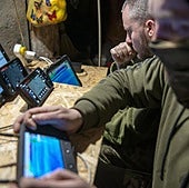 Una unidad ucraniana de drones ataca posiciones rusas en el Donbás.