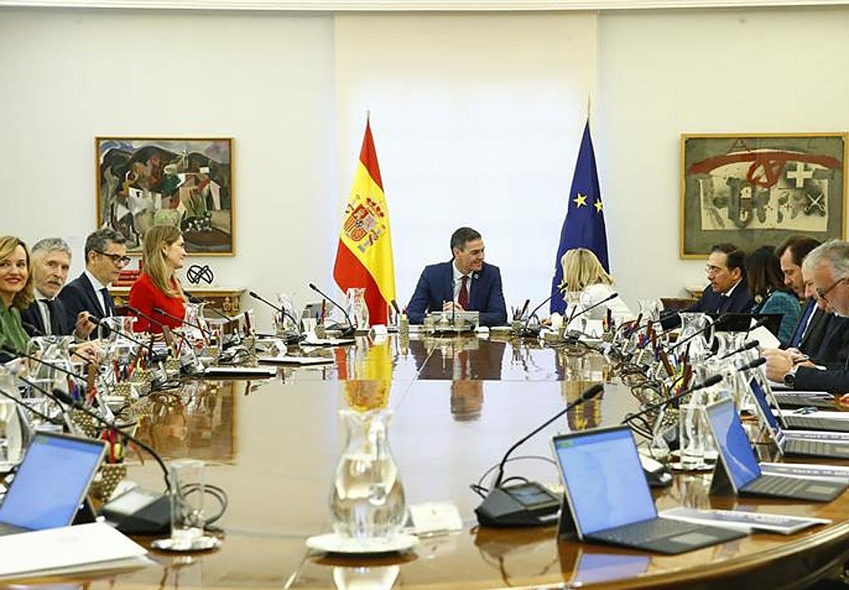 Una reunión del Consejo de Ministros este año.
