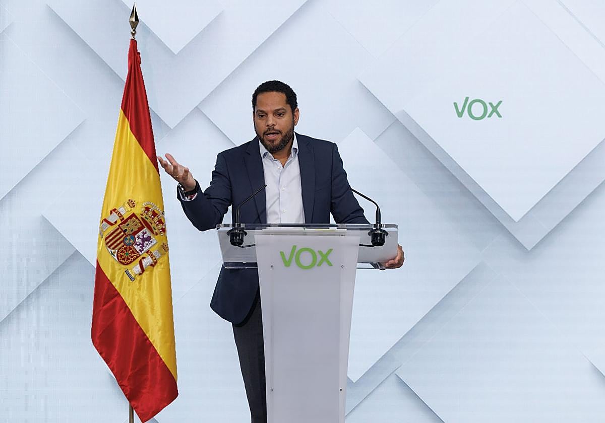El secretario general de Vox, Ignacio Garriga.