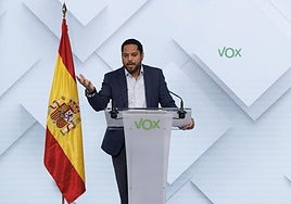 El secretario general de Vox, Ignacio Garriga.