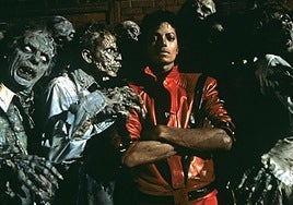 Michael Jackson en su videoclip 'Thriller'.