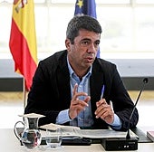 Carlos Mazón, en el último pleno del Consell.