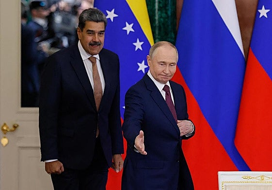 Nicolás Maduro y Vladímir Putin, el pasado mayo en Moscú.