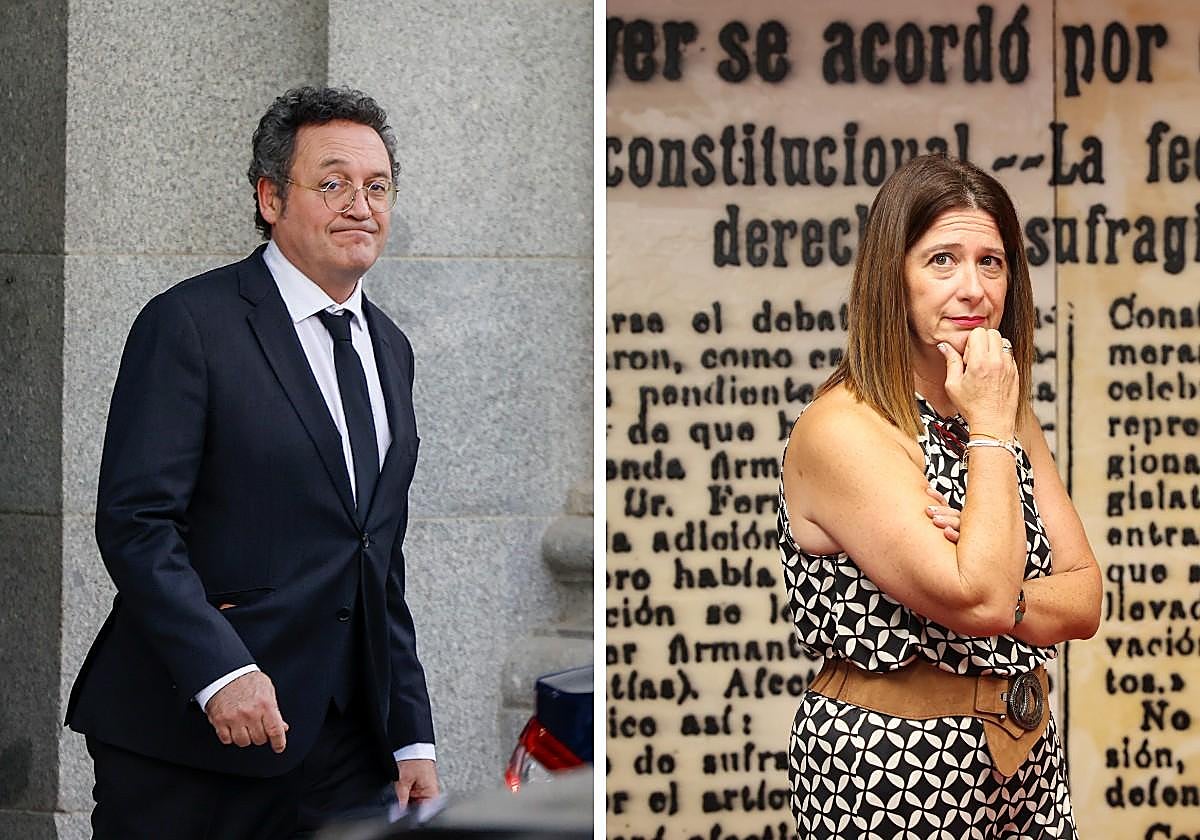 Álvaro García Ortiz y Leire Diez