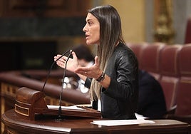 Míriam Nogueras, portavoz de Junts, en el Congreso