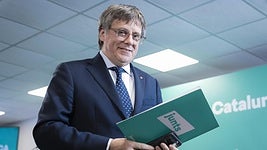 El presidente de JxCat, Carles Puigdemont