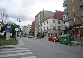 Imagen de la calle Orán, en el barrio gijonés de Pumarín.