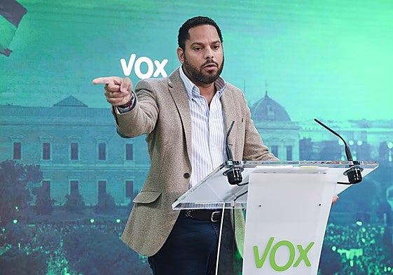 El secretario general de Vox, Ignacio Garriga.