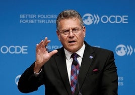 El comisario europeo de Comercio, Maros Sefcovic.