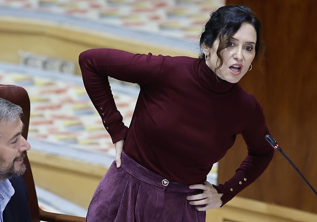 La presidenta de Madrid, Isabel Díaz Ayuso.