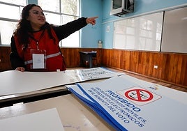 Imagen de uno de los centros de votación.