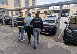 Detención de 'Pipo' Chavarría en Málaga.