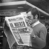 La muerte de Franco copó todas las portadas de la época e hizo correr ríos de tinta.