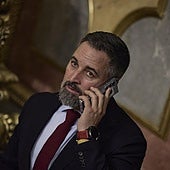 El líder de Vox, Santiago Abascal.