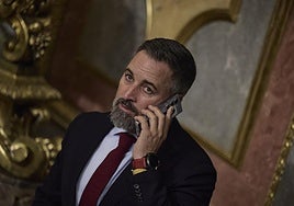 El líder de Vox, Santiago Abascal.