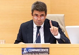 Carlos Mazón comparece en el Congreso.