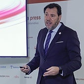 Óscar Puente protagoniza un desayuno informativo de Europa Press.