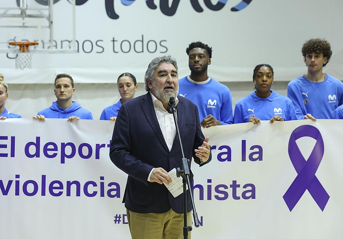 El presidente del CSD, José Manuel Rodríguez Uribes, durante la presentación de la campaña.