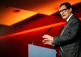 El presidente de la Generalitat, Salvador Illa