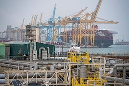 Planta de Enagás en Barcelona que conectará con Marsella a través del H2MED