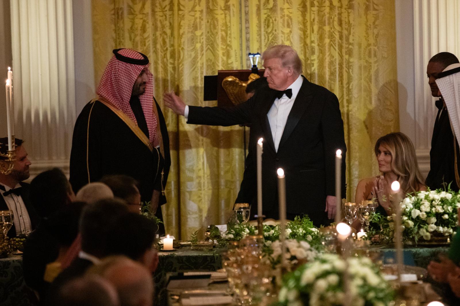 La exclusiva lista de invitados a la cena de Trump y el príncipe saudí: Cristiano Ronaldo, Musk, Infantino, Bezos...