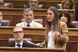 La portavoz de Junts en el Congreso, Miriam Nogueras