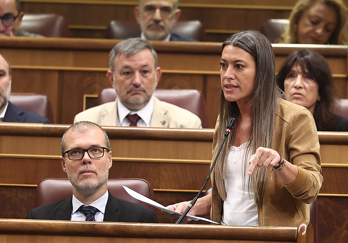 La portavoz de Junts en el Congreso, Miriam Nogueras