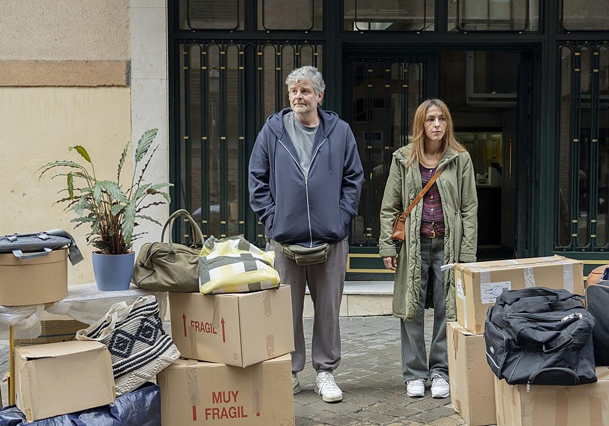 La pareja protagonista de 'Poquita fe', Raúl Cimas y Esperanza Pedreño.