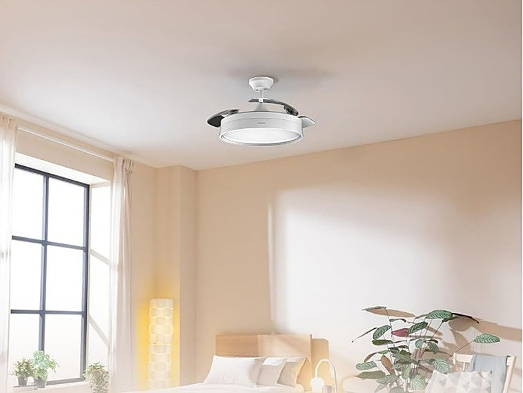 No esperes a los meses de calor y hazte ya con este ventilador de techo con luz de Cecotec