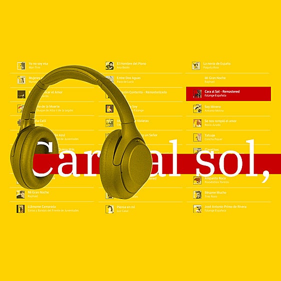 Fascismo 'remix': cuando tu 'playlist' favorita te recomienda el 'Cara el sol'