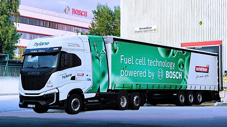 Camión de pila de combustible