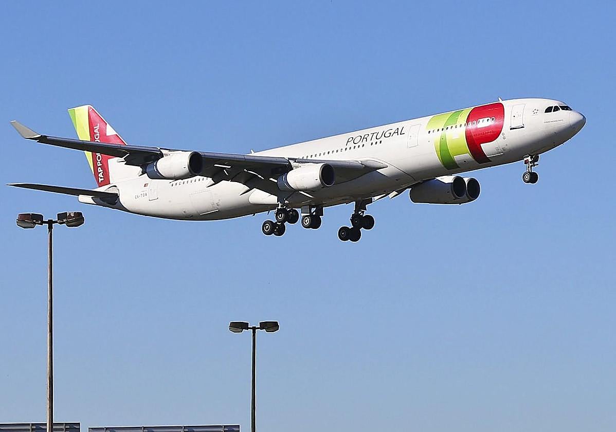 Un avión de la compañía TAP Portugal.