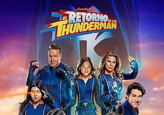 Cartel promocional de la serie 'El retorno de los Thunderman'.