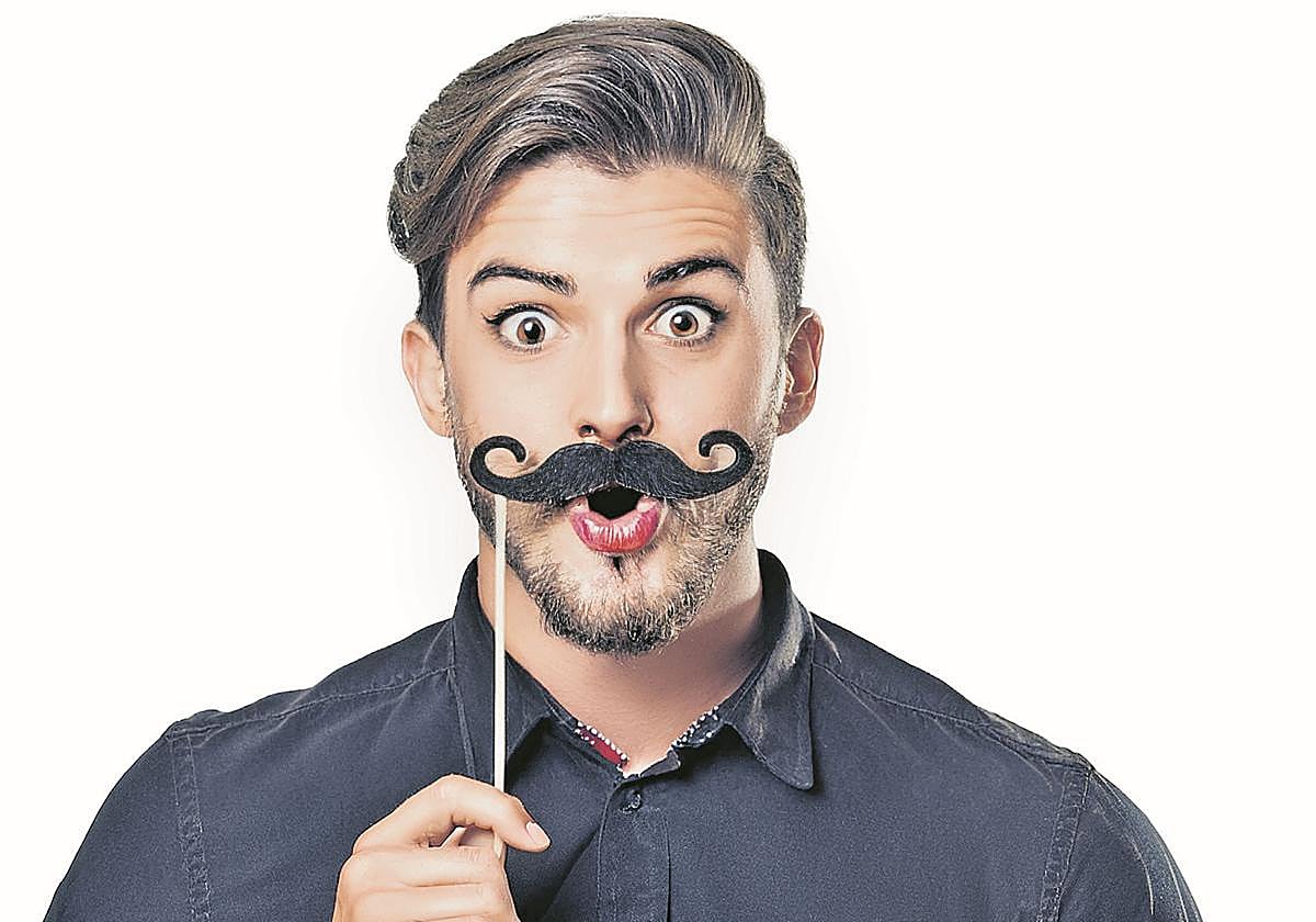 El bigote se veía hace años como algo de otra época.