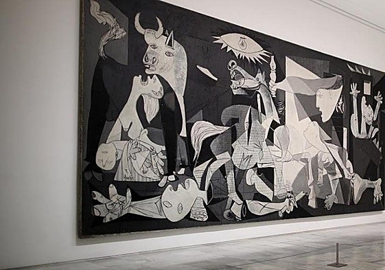 El cuadro está en el Museo Reina Sofía de Madrid.