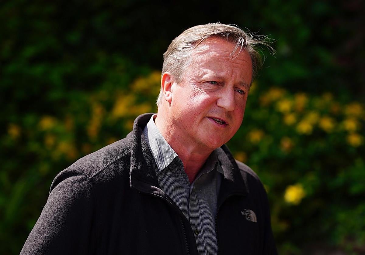 El exprimer ministro británico David Cameron, en una imagen de archivo.