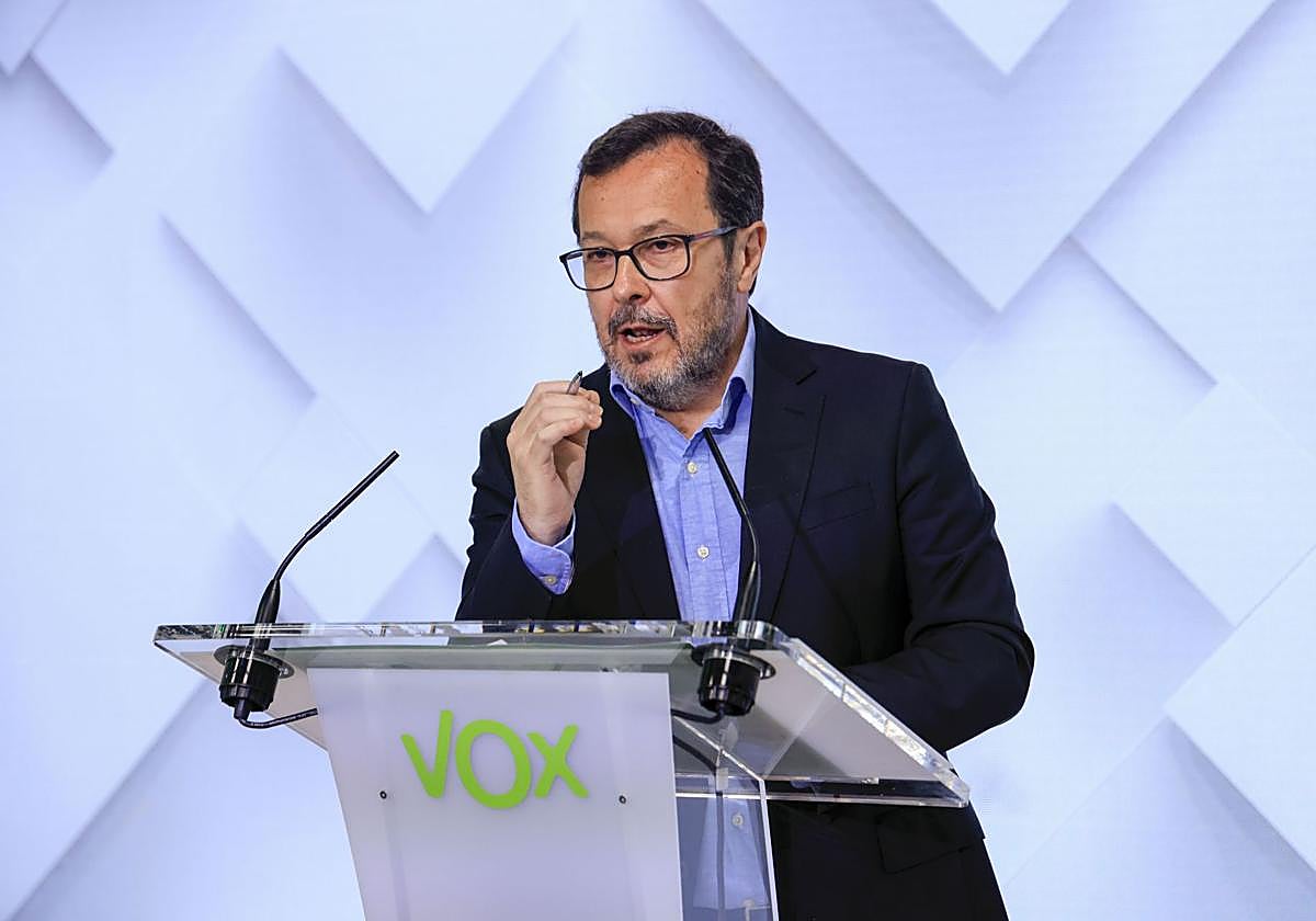 El portavoz nacional de Vox, José Antonio Fúster.