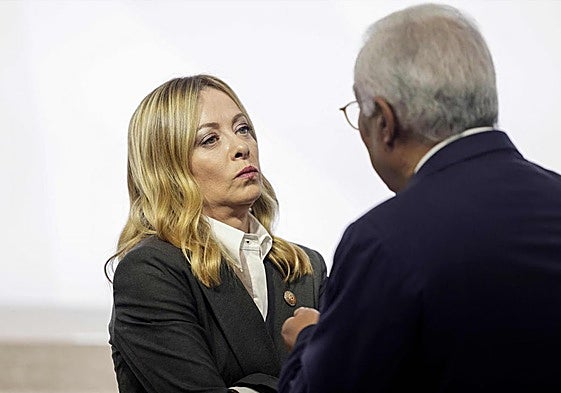 La primera ministra italiana, Giorgia Meloni.